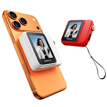 VM02 Wireless Magnetic Selfie Monitor Screen for Iphone 17 16 15 for Android Smartphone Travel Livestreaming Vlog Shots