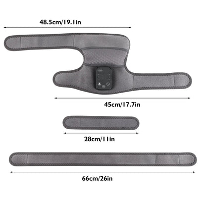 3 in 1 Cordless Thermal Knee Pad Knee Shoulder Massager Vibration Leg Arm Joint Brace Muscle Relax Joint Brace Muscle Relaxation